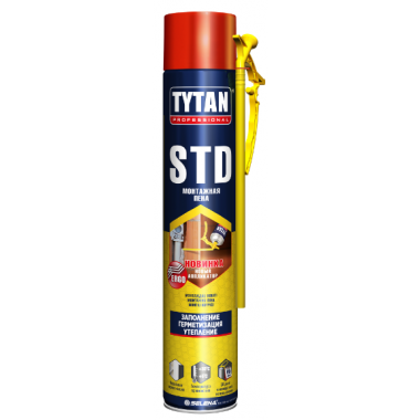 Пена монтажная летняя 500 мл бытовая TYTAN STD ЭРГО 21345